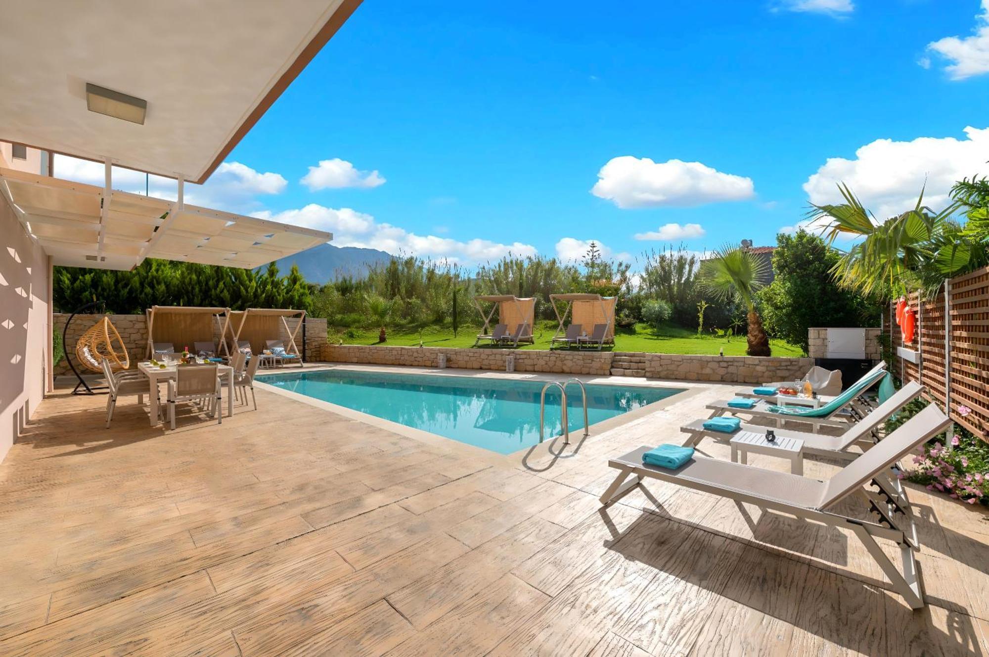 Allas Villa Heated Pool Chania  Exterior foto